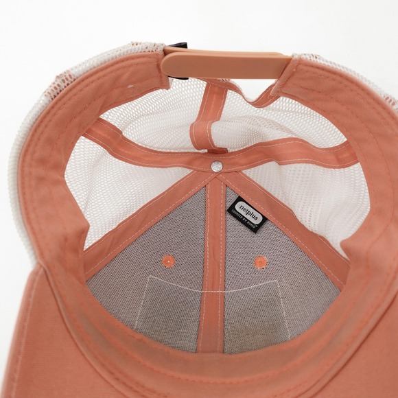 Patagonia Hat Cap Snap Back Pink Trucker Mesh Embroidered Patch NetPlus Mens - Picture 13 of 14